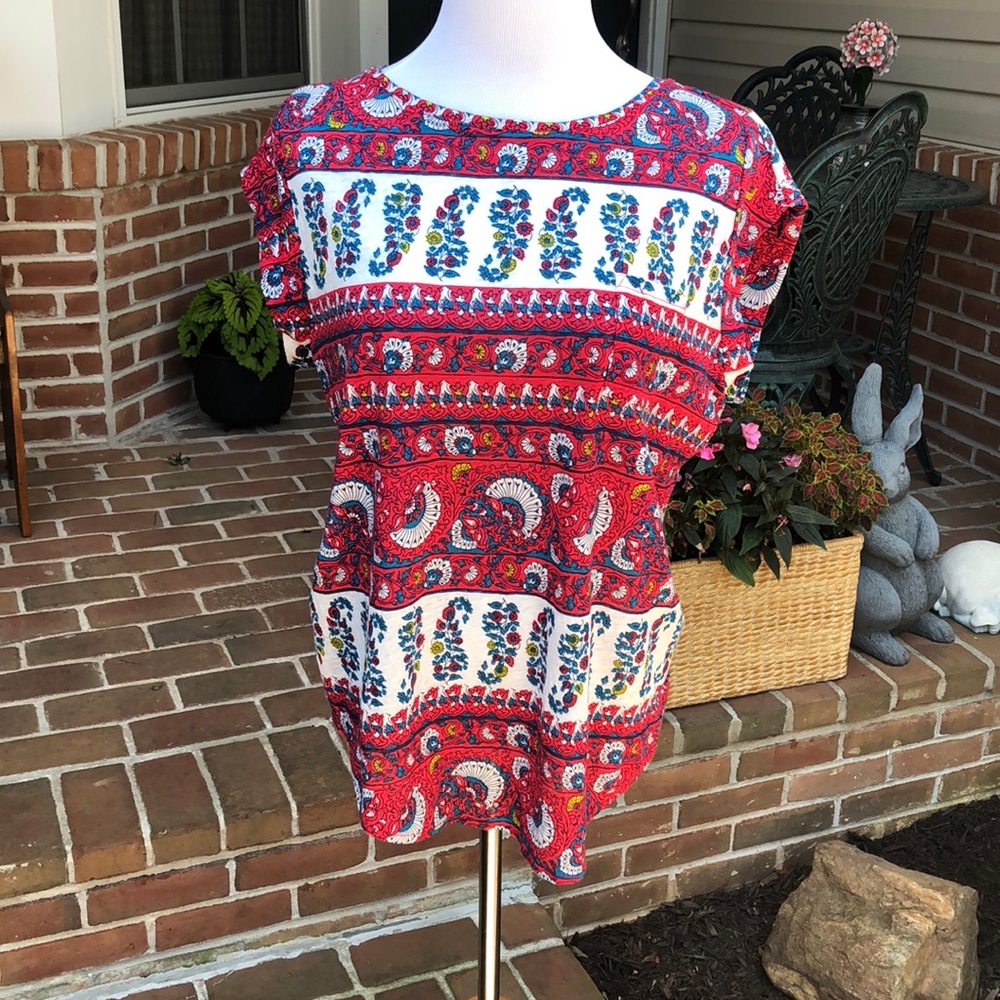 Loft LARGE short sleeve shirt